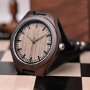 Engraved Wooden Watch Gift | To My Man/Husband/Fiance/Boyfriend