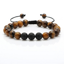 Men's Tiger Eye Stone & Bead Bracelet | To My Man | To My Husband