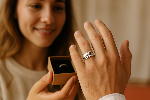 I Am Enough Ring: The Perfect Gift for Someone Special or Yourself