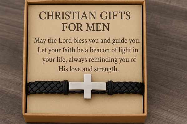 Christian Gifts for Men: Why Leather Bracelets With a Cross Are Unforgettable