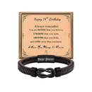 Birthday Gifts For 14, 15, 16 Year Old Boys | Men's Leather Bracelets Happy 14th Birthday