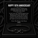 Anniversary Gifts for Him - Engraved Bracelet w/ Names for Husband