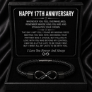 Anniversary Gifts for Him - Engraved Bracelet w/ Names for Husband