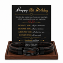 Birthday Gift for Men | Bracelet with Milestone Year Card