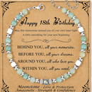 Birthday Gifts For Women - Moonstone Bracelet Gift for Her 18th Birthday