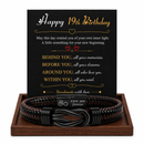 Birthday Gift for Men | Bracelet with Milestone Year Card
