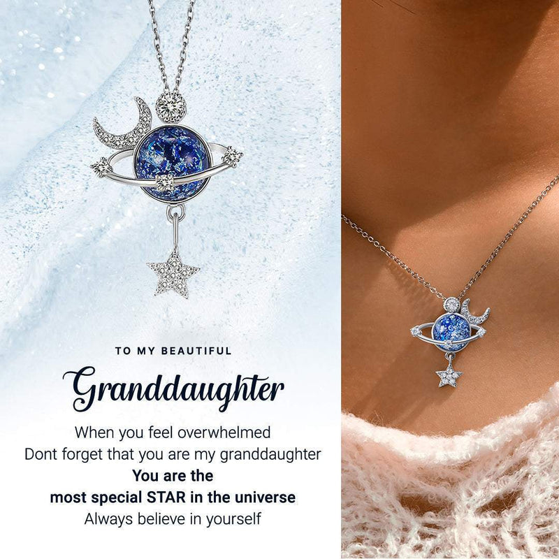 Daughter/Granddaughter | Special Star | 925 Silver Necklace W/ Zirconia & Gift Box