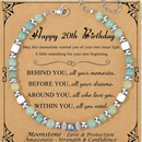 Birthday Gifts For Women - Moonstone Bracelet Gift for Her 20th Birthday