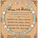 Birthday Gifts For Women - Moonstone Bracelet Gift for Her 21th Birthday