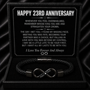 Anniversary Gifts for Him - Engraved Bracelet w/ Names for Husband