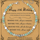 Birthday Gifts For Women - Moonstone Bracelet Gift for Her 23th Birthday