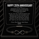 Anniversary Gifts for Him - Engraved Bracelet w/ Names for Husband