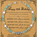 Birthday Gifts For Women - Moonstone Bracelet Gift for Her 28th Birthday