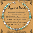 Birthday Gifts For Women - Moonstone Bracelet Gift for Her 29th Birthday