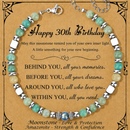 Birthday Gifts For Women - Moonstone Bracelet Gift for Her 30th Birthday