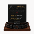 Birthday Gift for Men | Bracelet with Milestone Year Card