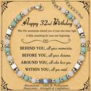 Birthday Gifts For Women - Moonstone Bracelet Gift for Her 32nd Birthday