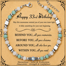 Birthday Gifts For Women - Moonstone Bracelet Gift for Her 33rd Birthday
