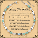 Birthday Gifts For Women - Moonstone Bracelet Gift for Her 37th Birthday
