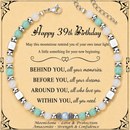 Birthday Gifts For Women - Moonstone Bracelet Gift for Her 39th Birthday