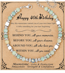 Birthday Gifts For Women - Moonstone Bracelet Gift for Her 40th Birthday