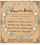 Birthday Gifts For Women - Moonstone Bracelet Gift for Her 41st Birthday