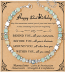 Birthday Gifts For Women - Moonstone Bracelet Gift for Her 42nd Birthday