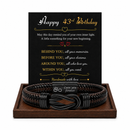 Birthday Gift for Men | Bracelet with Milestone Year Card