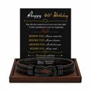 Birthday Gift for Men | Bracelet with Milestone Year Card