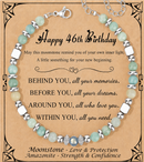Birthday Gifts For Women - Moonstone Bracelet Gift for Her 46th Birthday