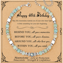 Birthday Gifts For Women - Moonstone Bracelet Gift for Her 48th Birthday