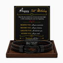 Birthday Gift for Men | Bracelet with Milestone Year Card