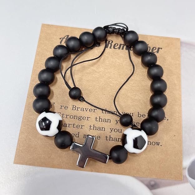 Baseball/Football/Basketball/Soccer Bracelet for Men, Son, Grandson