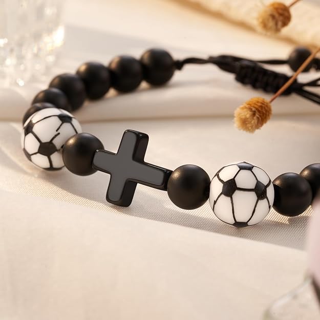 Baseball/Football/Basketball/Soccer Bracelet for Men, Son, Grandson