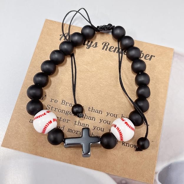 Baseball/Football/Basketball/Soccer Bracelet for Men, Son, Grandson