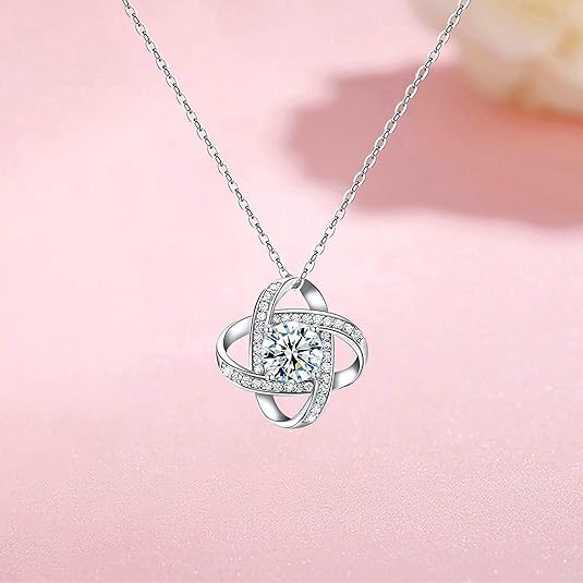 To My Daughter-In-Law Necklace | 14K White Gold W/ Zirconia & Gift Box