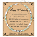 Birthday Gifts for Women | Moonstone Bracelet with Message Card 67th Birthday