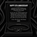 Anniversary Gifts for Him - Engraved Bracelet w/ Names for Husband