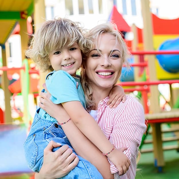 Mommy And Me Bracelets | Matching Mother Daughter Bracelets | First Day Of Kindergarten