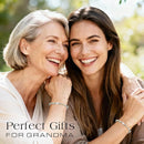 "To My Grandma" Bracelet Gift | Amazonite Gemstone & Stainless Steel