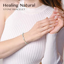 "To My Grandma" Bracelet Gift | Amazonite Gemstone & Stainless Steel