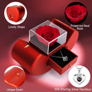 Gift Set For Mom/Mother's Day | Preserved Real Rose & Necklace