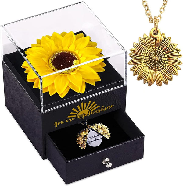 'You Are My Sunshine' Sunflower Necklace | To My Daugther/Granddaughter/Partner