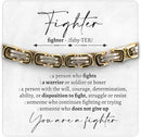 Get Well Gift for Men - Surgery/Hospital Bracelet for Him Gold