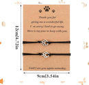 Pet Memorial Gifts - Dog & Cat Loss Bracelet With Paw Print