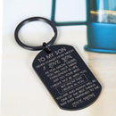KEYCHAIN Laser Engraved Message
