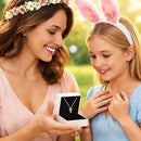 First Communion Gift for Girls - 14K Gold Plated Cross Necklace