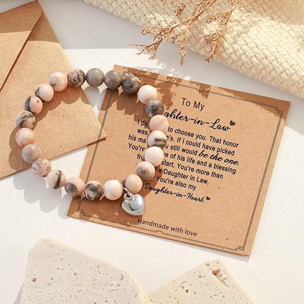 'To My Daughter-In-Law' Bracelet | Made Of Natural Stone