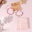 Mommy And Me Bracelets | Matching Mother Daughter Bracelets | First Day Of Kindergarten Rainbow