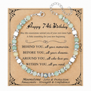 Birthday Gifts for Women | Moonstone Bracelet with Message Card 74th Birthday